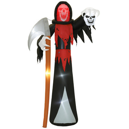 Giant 3.7m Grim Reaper with LED Lights for Outdoor
