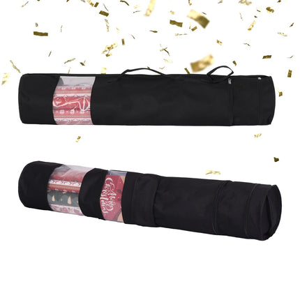 Gift Wrap Storage Bags – Set of 2 with Compartments