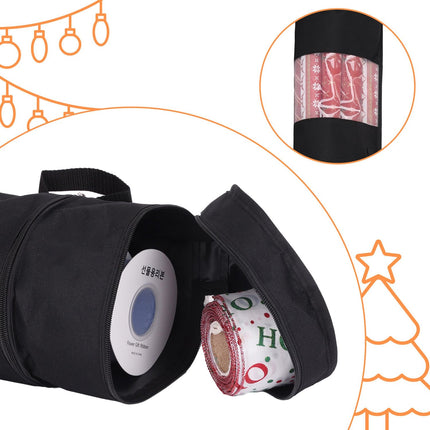 Gift Wrap Storage Bags – Set of 2 with Compartments