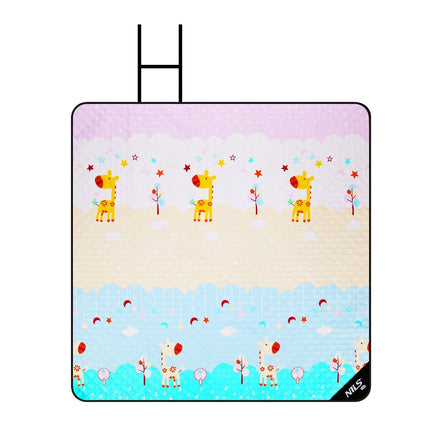 Giraffe Picnic Blanket, 195x200 cm, Waterproof