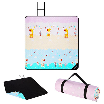 Giraffe Picnic Blanket, 195x200 cm, Waterproof