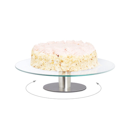Glass Cake Stands, Set of 2