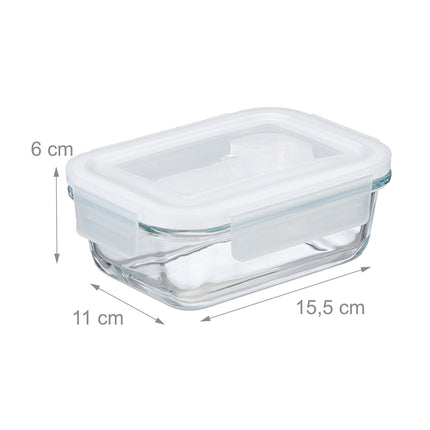 Glass Food Storage Containers with Airtight Lids