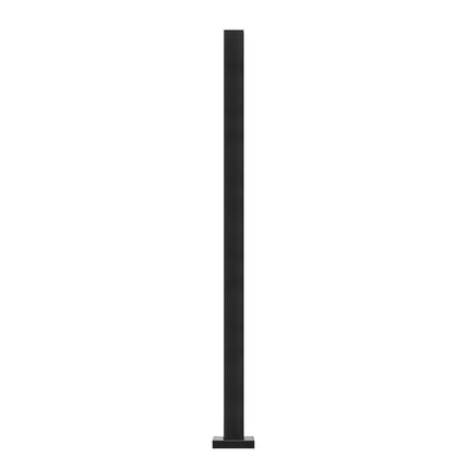 Glass Railing Post, 41.34 in, 10–12 mm, Black