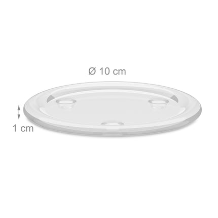 Glass candlesticks, 12 pcs
