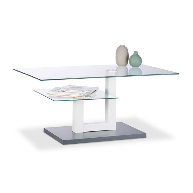 Glazen salontafel