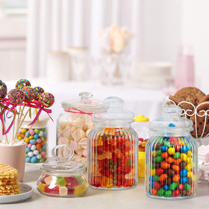 Glass jars 6-pack 1,000 ml