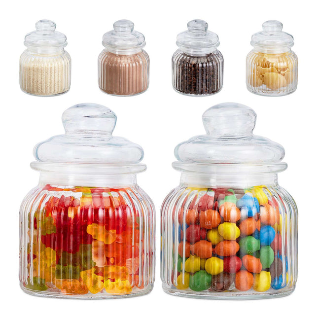 Glazen potten 6-pack 700 ml