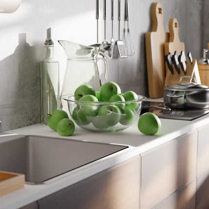 Glass salad bowls 2-pack