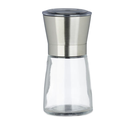 Glass salt and pepper mill