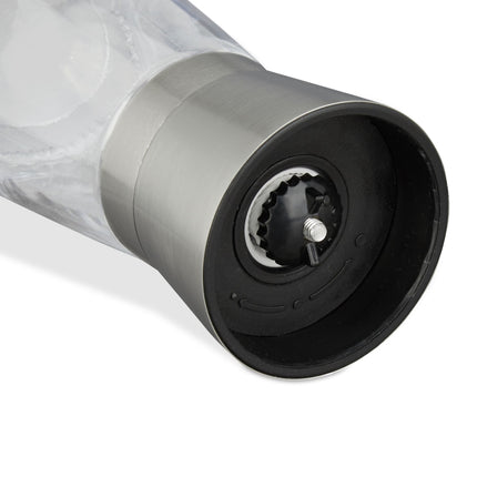 Glass salt and pepper mill