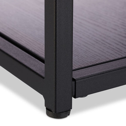 Glass side table with 2 discs