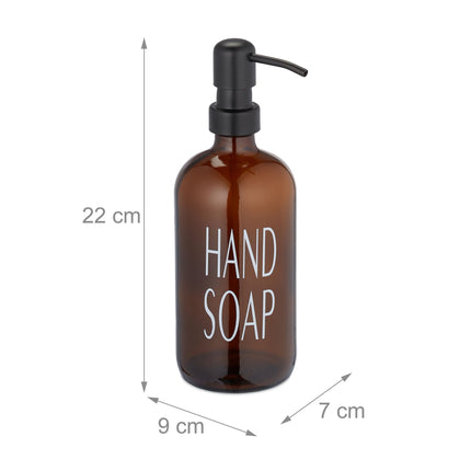 Glass soap container set of 2