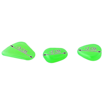 Glowing stones - 100pcs green set
