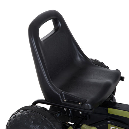 Pedal Go-Kart for Kids, Handbrake, Green, Outdoor Fun