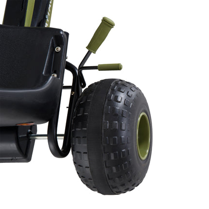 Pedal Go-Kart for Kids, Handbrake, Green, Outdoor Fun