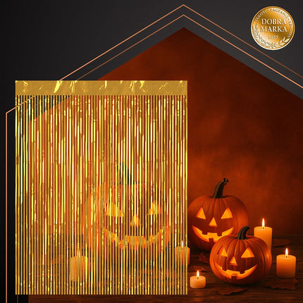 Gold Foil Self-Adhesive Curtain, 100x200cm