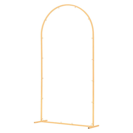 Gold Metal Arch Backdrop Stand 2 x 1 m, Easy Assembly