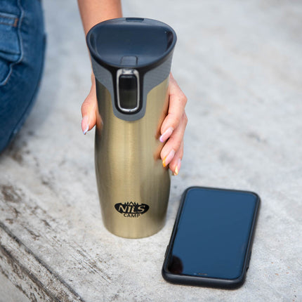 Gold Thermal Cup, Insulated, 350ml