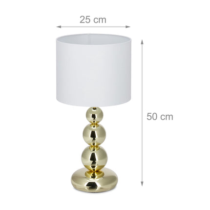 Gold table lamp