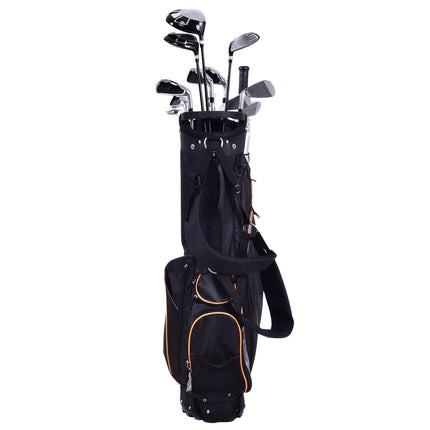Golf Bag 9-Inch Nylon, Black, Lightweight, Travel-Friendly