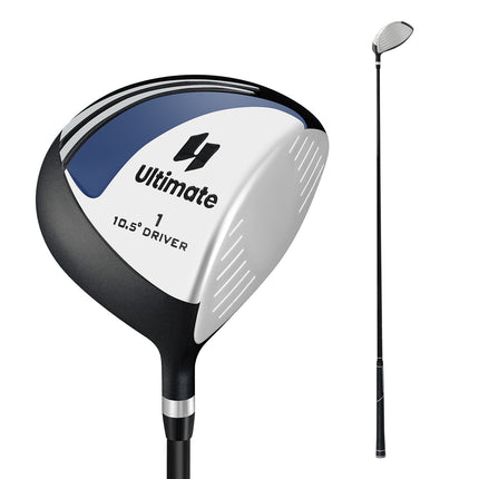 Golf Driver 10.5 Loft, Graphite Shaft, Headcover, Right-Hand