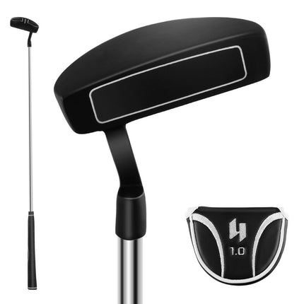 Golf Putter 89 cm stainless steel mallet putter with stainless steel head & non-slip grip