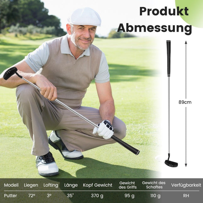 Miotacz golfowy Miotacz młotkowy ze stali nierdzewnej o średnicy 89 cm z główką ze stali nierdzewnej i antypoślizgowym uchwytem