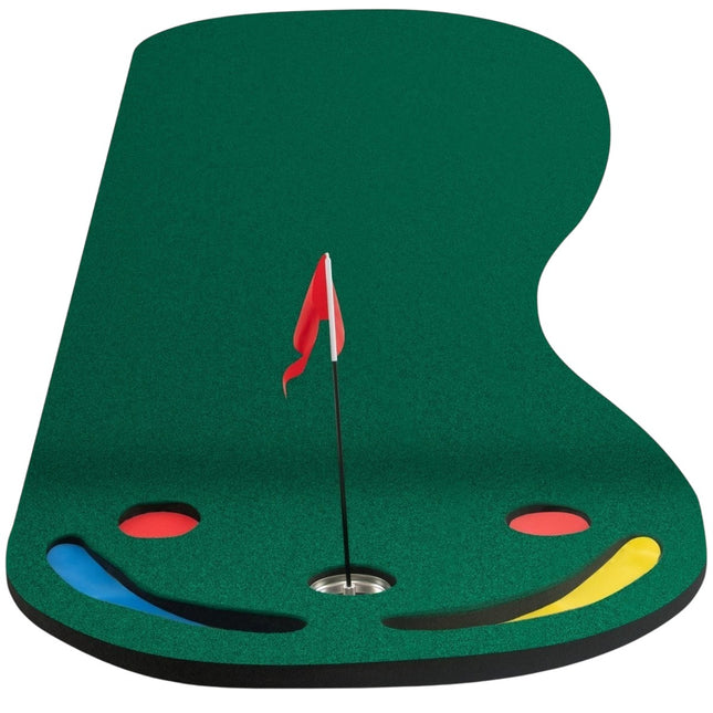 Mata do puttingu w golfa 300x96 cm z 3 kubkami i chorągiewką