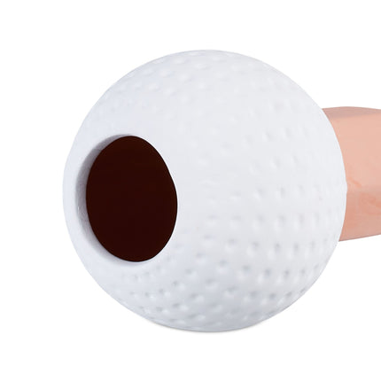 Golf ball with clay cone, set of 4