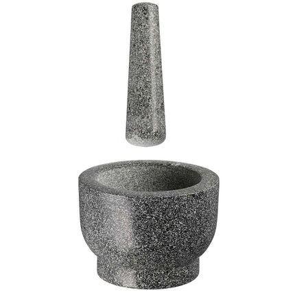Zestaw moździerza i tłuczka granitowego, 10 cm