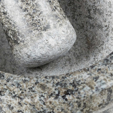 Granite mortar and pestle 17 cm