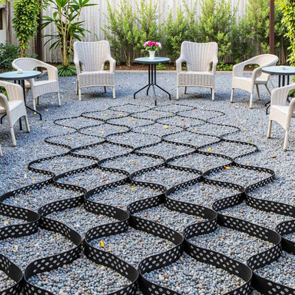Gravel Grid, 2-Inch Deep, 17.06 x 8.86 Ft HDPE