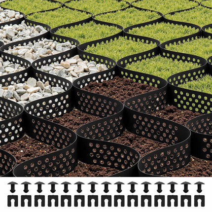 Gravel Grid 3-Inch, 17.06 x 8.86 Ft Driveway Stabilizer