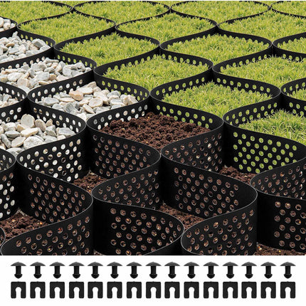 Gravel Grid 4-Inch, 17.06 x 8.86 ft, HDPE