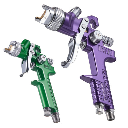Gravity Feed Paint Spray Gun Kit, 3-Piece, 1.0–1.8mm Nozzles
