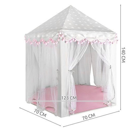 Gray and pink children's tent Kruzzel