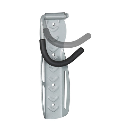 Gray bike holder wall set of 2