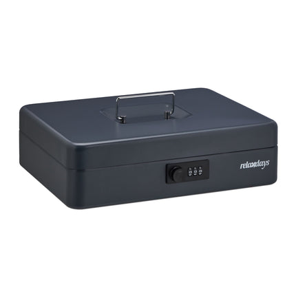 Gray cash drawer with combination lock