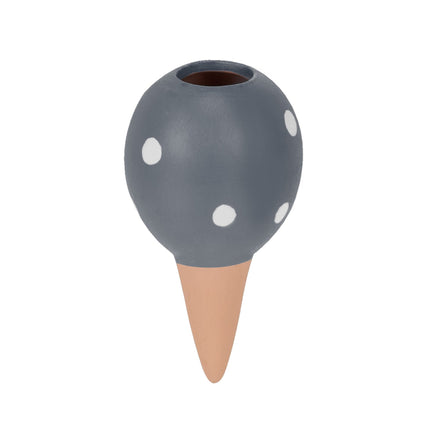 Gray clay cone set of 4