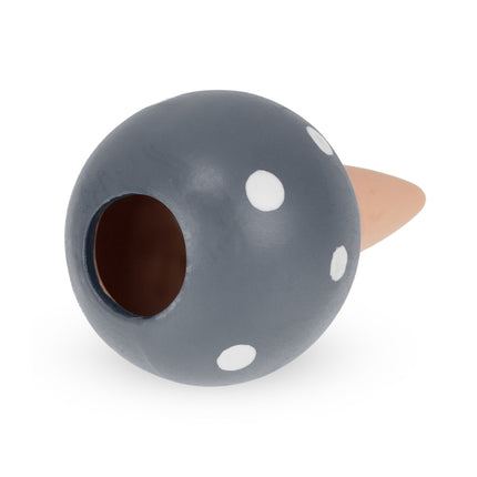 Gray clay cone set of 4