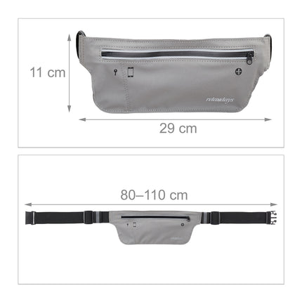Gray running bag