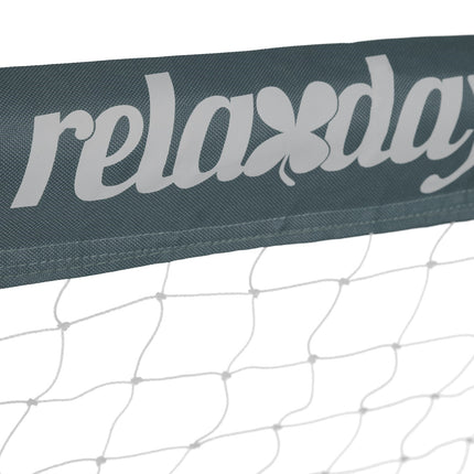Gray soccer goals in sets of 2