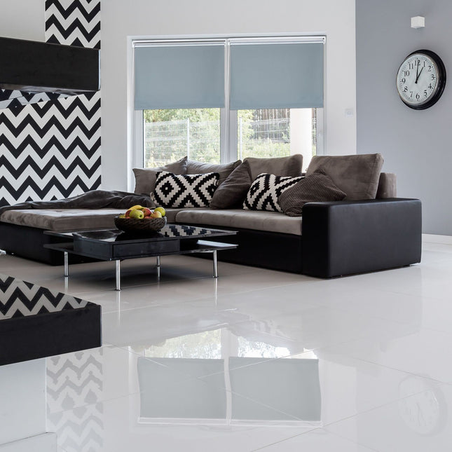Gray thermal roller blind 220 cm long