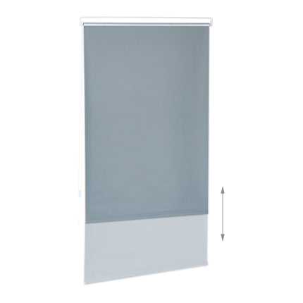 Gray thermal roller blind 220 cm long