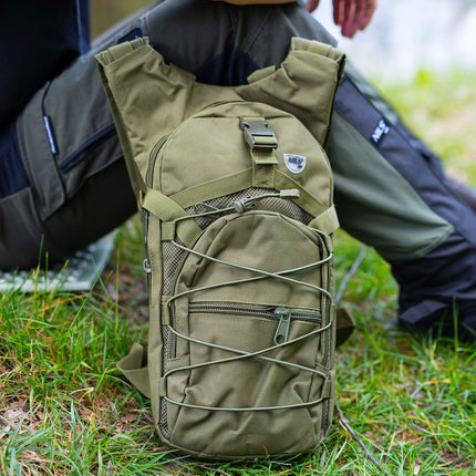 Green Backpack, Durable, Spacious, Travel-Friendly