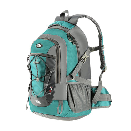 Green Backpack, Large Capacity, Durable Material