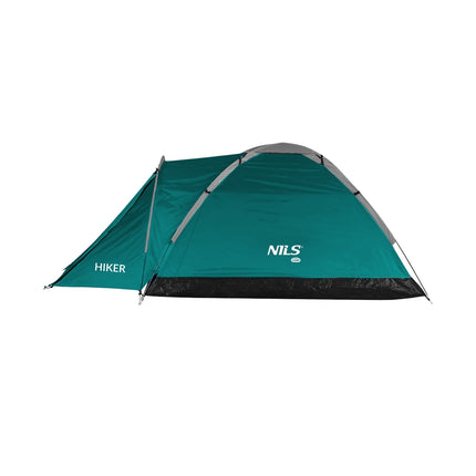 Green Camping Tent for Hikers, 2-Person Capacity