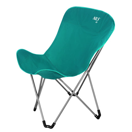 Green Folding Camping Chair, Lightweight, Portable