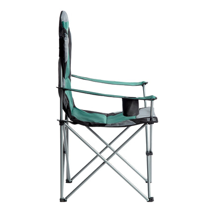 Green Folding Camping Chair, Lightweight, Portable